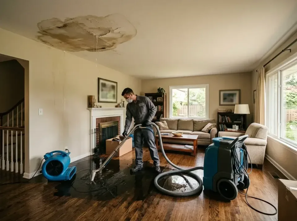 attic-pipe-burst-ceiling-drip-008 — frequently asked questions, Water Damage Restoration & Carpet Care in Lockeford, CA